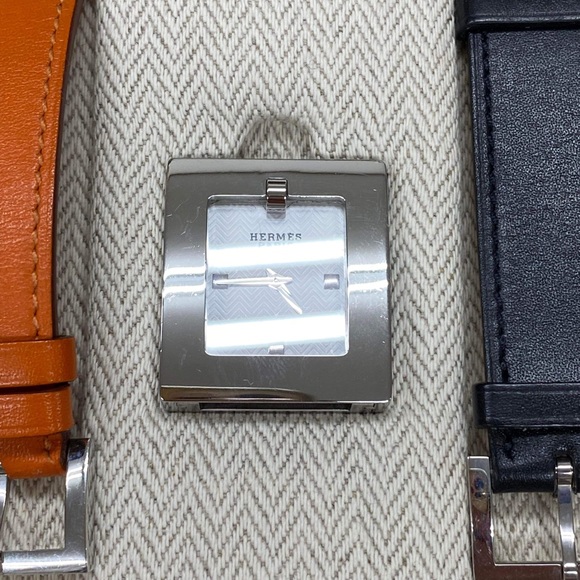 Hermes Watch Set of two color wrist band 💯 auth - Picture 5 of 6